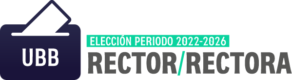 Logotipo Elecciones Rector(a) UBB